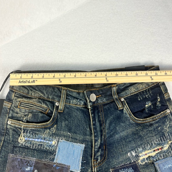 Embellish NYC Silas Rip & Repair Patchwork Distressed Skinny Denim•Men’s Size 30 - Picture 10 of 13